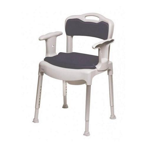 Douchestoel Etac Swift met Emmer Multifunctioneel Grijs, Doe-het-zelf en Bouw, Sanitair, Overige typen, Nieuw, Ophalen of Verzenden
