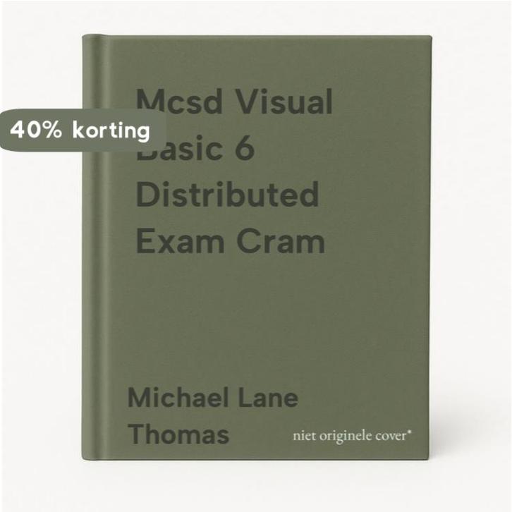 Mcsd Visual Basic 6 Distributed Exam Cram 9781576103753, Livres, Langue | Anglais, Envoi