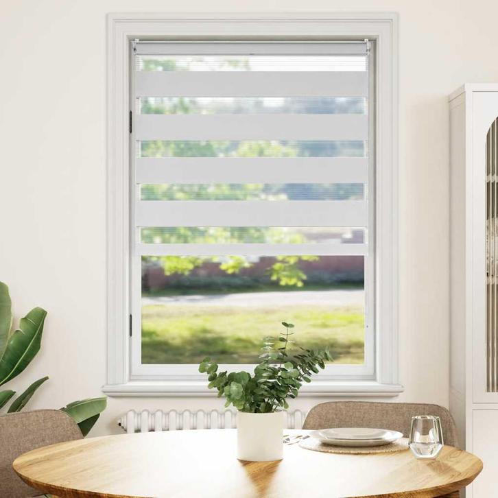 vidaXL Zebra rolgordijn 100,9 x 175 cm stofbreedte 96,7 cm, Huis en Inrichting, Stoffering | Gordijnen en Lamellen, Nieuw, Verzenden