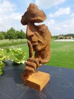Beeld, Garden statue rusty patina The Silence - 33 cm -, Antiek en Kunst, Curiosa en Brocante