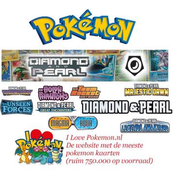 Pokemon Kaarten - Pokemon Diamond & Pearl + Ruby & Sapphire