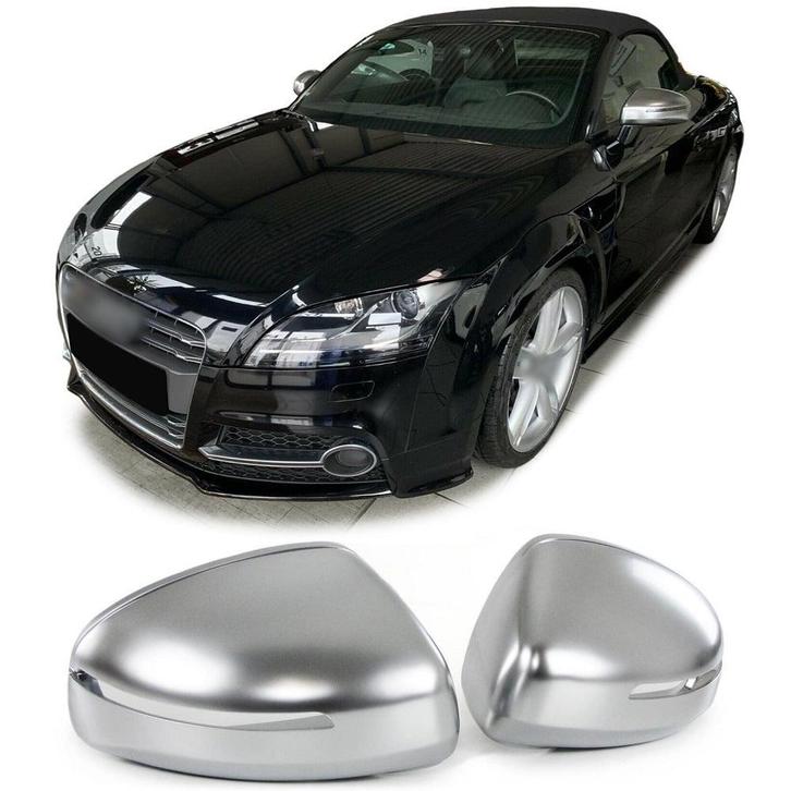 Mat Chrome Spiegelkappen voor Audi TT 8J, Auto diversen, Tuning en Styling, Ophalen of Verzenden