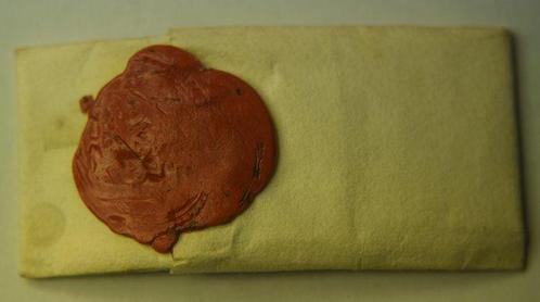 Relique - Papier - Busta Reliquia dans une lettre contenant, Antiek en Kunst, Kunst | Niet-Westerse kunst