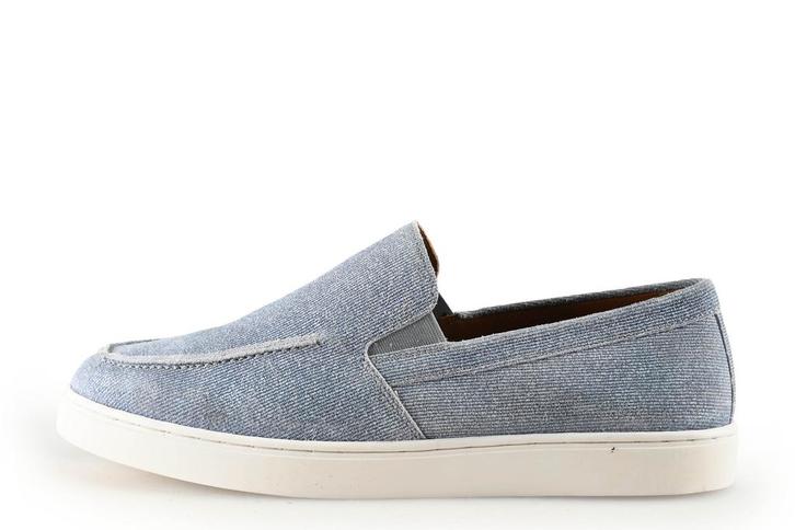 Manfield Instappers in maat 42 Blauw, Kleding | Heren, Schoenen, Blauw, Zo goed als nieuw, Overige typen, Verzenden