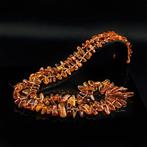 Barnsteen - 54 g Cognac Baltic Amber Flame Necklace –