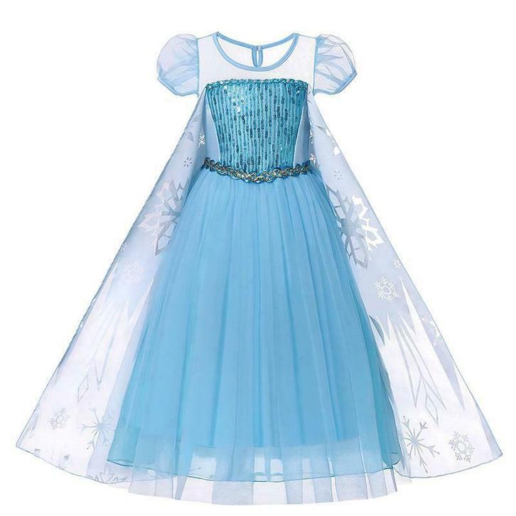 Prinsessenjurk - Elsa ijsprinses jurk - Kleedje, Kinderen en Baby's, Carnavalskleding en Verkleedspullen, Verzenden