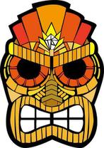 LED masker Tiki, Verzenden, Nieuw
