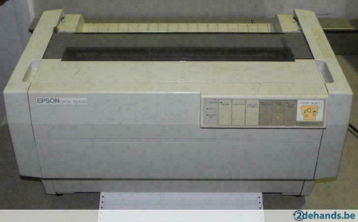 Epson DFX-5000 P30SU Dot Matrix Impact A3 Printer, Computers en Software, Printers, Gebruikt, Ophalen of Verzenden