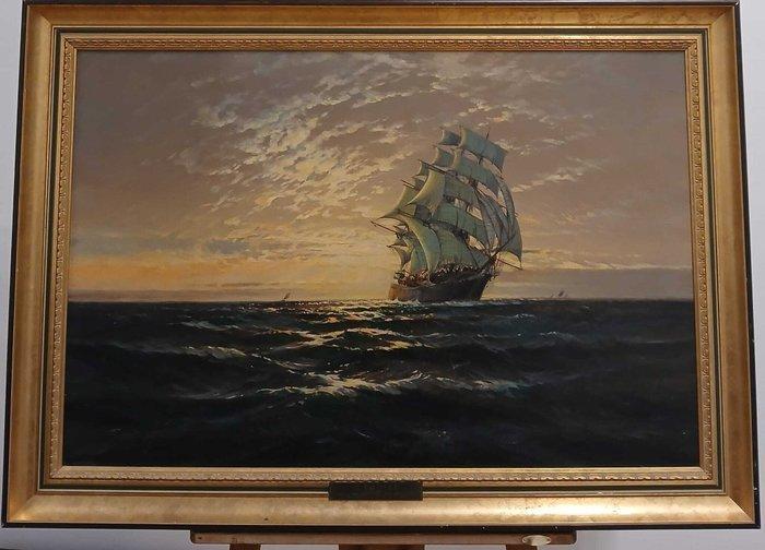 École Impressionniste française (XIX-XX) - Le Frégate, Antiek en Kunst, Kunst | Schilderijen | Klassiek