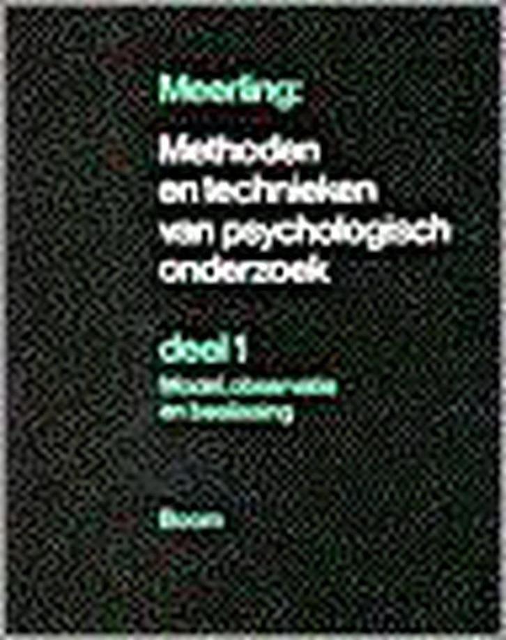 Methoden en technieken van psychologisch onderzoek Meerling, Boeken, Psychologie, Gelezen, Verzenden