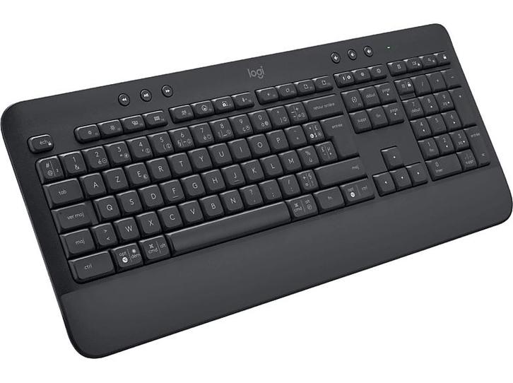 Logitech - Draadloos toetsenbord - Azerty - Zwart, Computers en Software, Toetsenborden, Draadloos, Azerty, Nieuw, Verzenden
