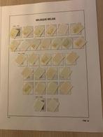 Belgique 1879/1992 - Collecte PRE et CP sur feuilles DAVO., Postzegels en Munten, Postzegels | Europa | België, Gestempeld