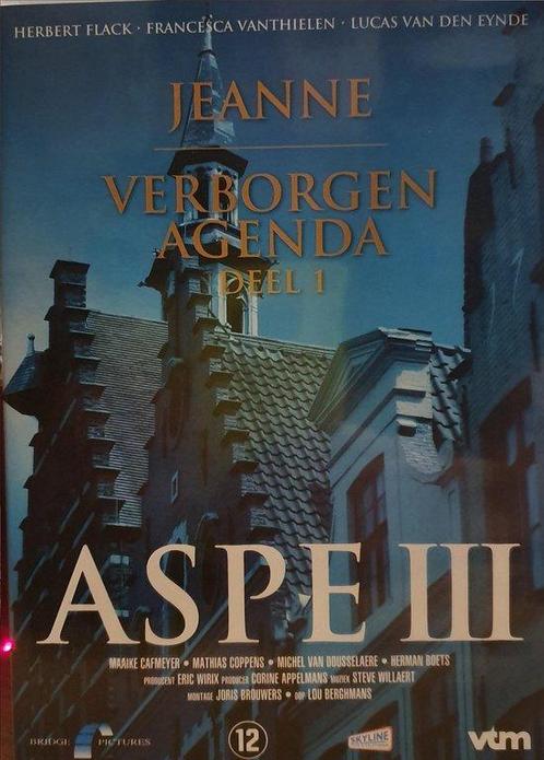 Aspe III - Jeanne en Verborgen agenda deel 1 (dvd, CD & DVD, DVD | Action, Enlèvement ou Envoi