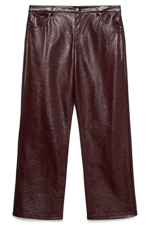 VERO MODA curve leatherlook48Maat 46/48 (XL) of groter, Kleding | Dames, Broeken en Pantalons, Overige kleuren, Nieuw, Maat 46/48 (XL) of groter