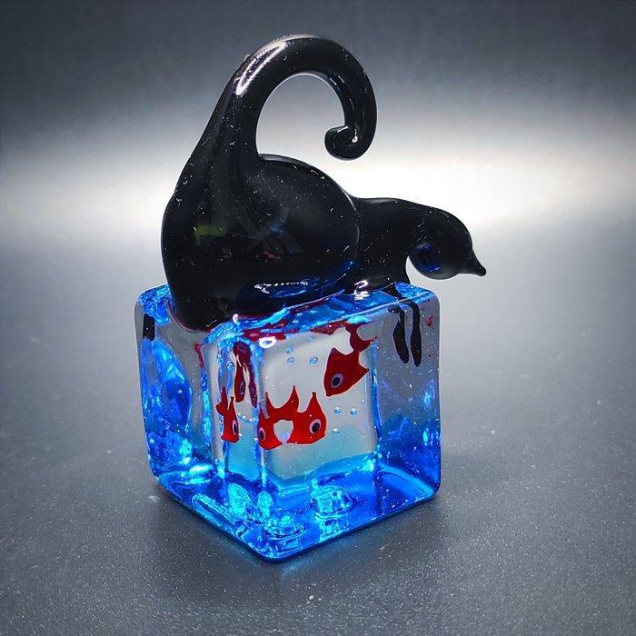 TAGLIAPIETRA - sculptuur, Acquario in vetro di Murano - 65, Antiek en Kunst, Antiek | Glaswerk en Kristal