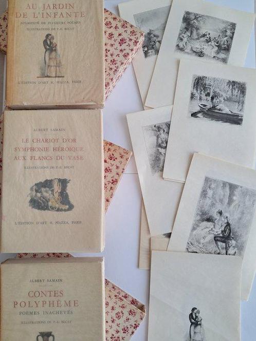 Albert Samain / P.-E. Bécat - Au jardin de l’infante / Le, Antiek en Kunst, Antiek | Boeken en Manuscripten