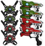 KidsTag lasergame set - 4 laserguns met 4 vesten, Ophalen of Verzenden, Nieuw