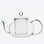 Theepot Borosilicaatglas met glazen filter - 1200 ml, Ophalen of Verzenden