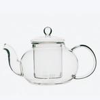 Theepot Borosilicaatglas met glazen filter - 1200 ml, Ophalen of Verzenden, Nieuw