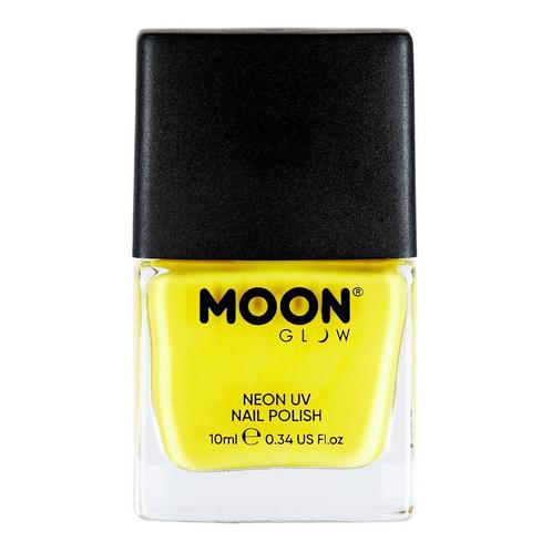 Moon Glow Intense Neon UV Nail Polish Intense Yellow 14ml, Hobby en Vrije tijd, Feestartikelen, Nieuw, Verzenden