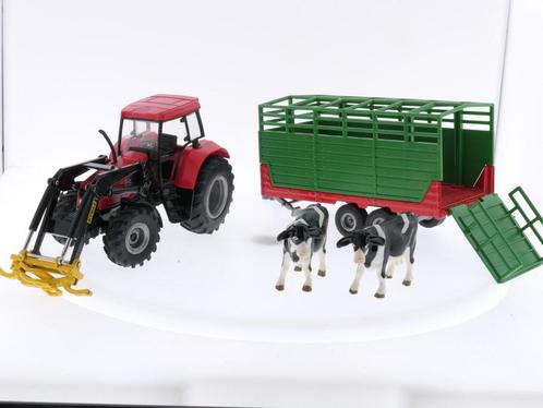 Schaal 1:32 Siku 3651 Case CS150 met balentang, Siku 2875..., Hobby en Vrije tijd, Modelauto's | 1:32, Gebruikt, SIKU, Ophalen of Verzenden
