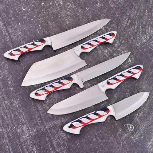Keukenmes - Chefs knife - Hars en staal - Noord Amerika, Antiek en Kunst, Antiek | Keukengerei