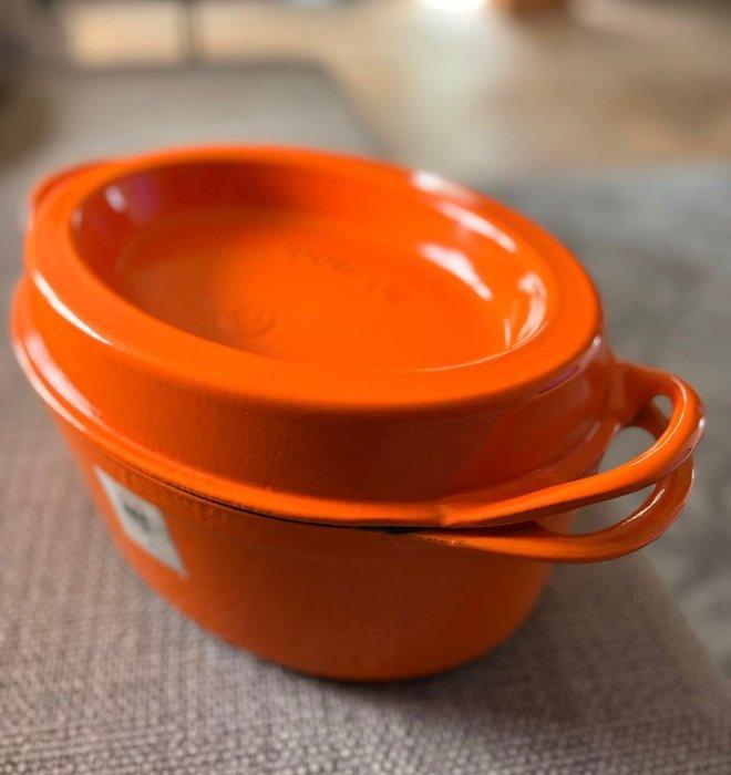 Le Creuset - Braadpan - Doufeu - Gietijzer - Vintage Doufeu, Antiek en Kunst, Antiek | Keukengerei