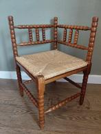 Chaise - Bois, Riet - Bobbin tourné, chaise dangle.