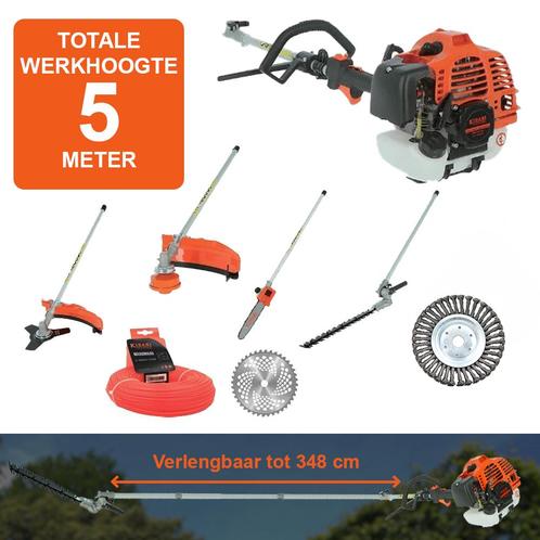 Kibani 6-in-1 Multitool XXL Bosmaaier – Werkhoogte 5 Meter, Jardin & Terrasse, Outils à main