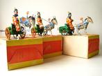 USSR - Opwindbaar blikken speelgoed 3 x clown met ezel -