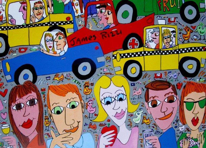 James Rizzi (1950-2011) - The City That Never Sleeps, Antiek en Kunst, Antiek | Overige Antiek