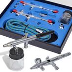 vidaXL Airbrush set met 2 pistolen, Verzenden, Nieuw