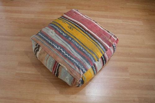 Étuis à pouf 1 - Kelim - 60 cm - 60 cm, Antiek en Kunst, Kunst | Designobjecten