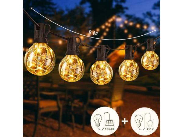 Veiling - JPro Copper 25 LED Lichtsnoer 3in1 Tuinverlichting, Tuin en Terras, Buitenverlichting