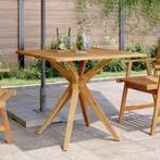 vidaXL Table de jardin carrée 85x85x75 cm bois dacacia, Verzenden