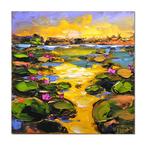 Olivier Pfleger - Mandrafina  Un soir sur létang aux, Antiquités & Art