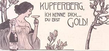Reclame Kupferberg (lijst optie, Kunst, Antiek en Kunst), Verzenden