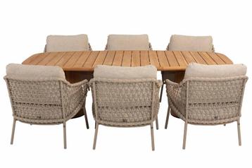 4 Seasons Outdoor Sardinia low tuinset latte met Capri low