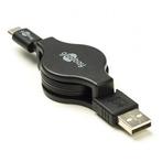 Apple oplaadkabel | USB C 2.0 | 1 meter (Uittrekbaar, Zwart), Verzenden