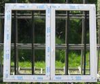 pvc raam , chassis , venster 166 x 141 wit / dennengroen, Doe-het-zelf en Bouw, 150 tot 225 cm, Nieuw, Kunststof, Raamkozijn