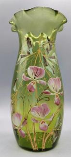 LEGRAS (1839-1916) - Vaas -  Art Nouveau vaas met, Antiquités & Art, Antiquités | Verre & Cristal