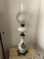 Petroleumlamp - Messing, Brons, Kerosine lamp uit eind 1800,, Antiek en Kunst
