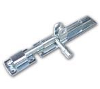 Hangslotgrendel horizontaal 200 mm verzinkt, Doe-het-zelf en Bouw, Nieuw, Overige materialen, Klink of Kruk