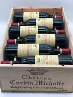 12 x 75cl Chateau Corbin Michotte 1988 (Bordeaux, rood), Verzamelen, Wijnen, Ophalen of Verzenden, Nieuw, Frankrijk, Rode wijn