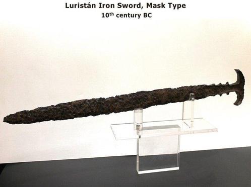 Bronstijd IJzer (gegoten/gesmeed) Zwaard - 55 cm, Antiek en Kunst, Antiek | Overige Antiek