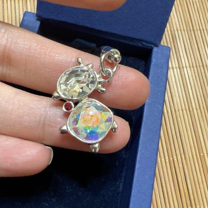 Swarovski - Miniatuur figuur - Swarovski schildpad bedel -, Antiek en Kunst, Curiosa en Brocante