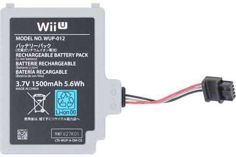 Accu geschikt voor Nintendo Wii U GamePad Controller 1500..., Games en Spelcomputers, Spelcomputers | Nintendo Wii U, Zo goed als nieuw