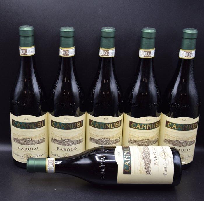 2021 Serio & Battista Borgogno, Cannubi - Barolo - 6 Flessen, Verzamelen, Wijnen