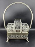 Olie-en-azijnstelletje - weisblech - Menagère Art Deco
