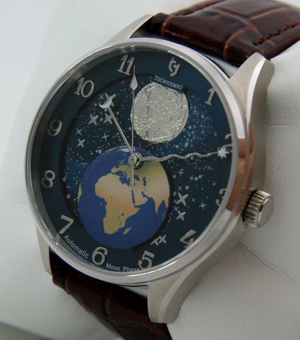 Tecnotempo - Eclipse Moon Phase - Automatic - Zonder, Handtassen en Accessoires, Horloges | Heren
